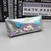 Bolsa de Cosméticos Ins Creativa de Gran Capacidad con Arena Movediza de Planeta Corazón Girly Estuche para Lápices de Estudiante Bolsa de Tocador de Viaje Billetera