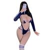 Doce japonês água morta maiô sexy cueca uniforme tentação paixão livre virilha quente manga comprida macacão