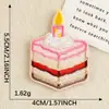 Etiqueta de Bordado por Computadora Dibujos Animados Original Comida Pastel Parche Pegatinas Bordado Autoadhesivo Pegatinas de Bordado Accesorios para Ropa Pegatinas de Tela DIY