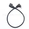 Cable de Datos Tipo-C de Doblez Arriba y Abajo cm a Cable de Datos Tipo-C de Doblez Lateral Cf Tipo-C Macho a Hembra