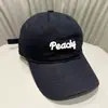 Gorra de béisbol casual estilo americano retro para mujer, versión coreana de otoño e invierno, bordado de letras versátil, gorra visera de pato para adelgazar el rostro y proteger del sol