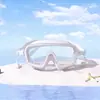 Gafas de Natación Impermeables y Antivaho para Adultos y Niños con Tapones para los Oídos Integrados de Silicona, Diseño Portátil de Cierre Rápido, Visión de Alta Definición, Venta Directa del Fabricante