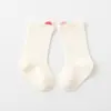 Calcetines para Bebé Otoño Nuevo Producto, Calcetines de Algodón Clase A para Bebé, Calcetines de Media Pantorrilla con Costuras Cosidas a Mano, Alta Elasticidad, No Aprietan las Piernas del Bebé