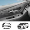 Adecuado para Toyota Alphard/Vellfire 23 Serie 40 Marco de Manija Interior de Acero Inoxidable Pegatina Interior Alpha