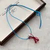 Collar con colgante de gafas de gato de dibujos animados coreanos lindos nuevo cadena de clavícula dulce fresca suave adorable para mujer venta al por mayor