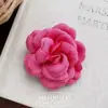Pinza Elegante de Lujo para el Cabello Flor de Rosa Pinza de Pato Broche de Flor Femenino Flor en la Parte Trasera de la Cabeza Accesorios para el Cabello Accesorios Femeninos Venta al Por Mayor
