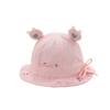Gorro de bebé nuevo, gorro de pescador fino de primavera para bebés, niños y niñas, bonito gorro de lavabo con protección solar y diseño de conejito.