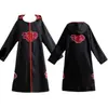 Túnica de Naruto Cuarta y Séptima Generación Uchiha Naruto Akatsuki Capa de Cosplay Anime Japonés