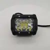 Luz de trabajo LED para coche tres mallas 20 LED motocicleta vehículo todoterreno camión foco modificado faro barra de luces