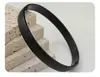 Acero de Titanio Ranura Anillo Liso Hebilla de Pulsera Oro Anillo Liso Fabricante de Pulseras de Acero de Titanio Galvanoplastia Oro de 18K Al por Mayor