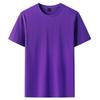 Camiseta Personalizada 100% Algodão Manga Curta Solta Gola Redonda Uniforme de Trabalho DIY Tamanho Grande Publicitária Cultural Logo Impresso Personalizado