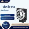 Plataforma rotativa oca Dtn60 Keruibao, redutor de engrenagem de alta precisão, máquina de marcação a laser, plataforma rotativa