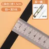 Banda elástica para el hogar, delgada, plana, para pantalones de bebé, banda de goma para la cintura, cuerda elástica gruesa de alta elasticidad, accesorios para pantalones suaves