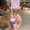 Bolsa de Corrente com Contas Autêntica Sanrio Hellokitty Pingente Gato Kt Boneca Criativa Chaveiro