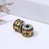 Xizang Plata Giratorio Bicolor Cuentas de Cubo Hecho a Mano Pulsera de Cuentas Accesorios de Joyería Diy Amuleto Cuentas Accesorios