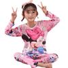 Pijamas para niños del sudeste asiático, ropa de casa de manga larga, fina, de dibujos animados, para primavera y otoño