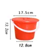 Cubo de Pintura Cubo de Plástico Cubo de Agua Cubo Rojo Pequeño Cubo para Recolectar Bayas Cubo Rojo Pequeño Pintura Artística Cubo para Lavar Pinceles de Pintura Cubo de Agua