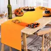 Toalha de Mesa Transfronteiriça, Enfeites de Abóbora de Halloween, Toalha de Mesa de Luxo, Decoração Inovadora para Casa Interior, Bandeiras Personalizadas