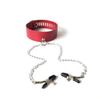 Collar de cuello bondage sexual alternativo entrenamiento tortura femenina sexo adulto cadena clip de leche AliExpress comercio exterior caliente