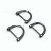 Fivela de Carabiner de Ferradura de Liga de Zinco Personalizada de Fábrica 17mm 18mm 19mm 21mm 23mm Fivela D de Metal Pingente de Bolsa