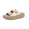 Zapatos Birkenstock Nuevo Estilo Verano 2026, Chanclas Planas de Playa Suaves para Mujer con Suela Gruesa, Pantuflas para Mujer con Suela Gruesa