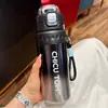 Taza aislada con recubrimiento en spray, taza deportiva portátil para exteriores para agua fría, taza de acero inoxidable de gran capacidad para doble bebida para parejas y estudiantes