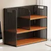 Prateleira de Armazenamento para Classificação de Assuntos Mesa de Estudante Vertical Multi-camadas Armário de Armazenamento de Livros Divisórias Suportes de Livros Cesta de Leitura em Camadas