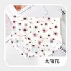 Ropa Interior Sin Costuras para Mujer, Entrepierna de Algodón Puro Antibacteriano, Transpirable, Estampada para Niñas, Estilo Delgado de Verano, Cintura Media, Talla Grande, Estilo de Seda de Hielo para Mujer