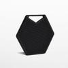 Amazon Nuevo Cepillo de Baño de Silicona Poligonal Portátil Colgable de Pared Cepillo de Baño Hexagonal de Silicona para Champú