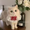 Bufanda para Gato, Pajarita, Collar para Mascota, Babero, Toalla para Saliva, Bufanda Tejida, Bufanda, Perro Lindo para Foto