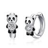 Cao Shi Estilo Japonés Lindo Panda Oreja Hebilla Lindo Gordito Panda Pequeño Verano Elegante Celebridad de Internet Nuevos Aretes de Moda
