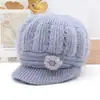 Nueva colección de invierno: Gorros tejidos forrados de polar, cálidos, diseñados para proteger los oídos y mantener el calor, para mujeres de mediana edad y mayores