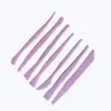 Plástico Auxiliar para Pastelería de Arcilla Cuchillo para Esculpir Arcilla Juego de 7 Piezas Herramientas de Arcilla Suave Amarillas Escultura DIY Modelado Arcilla para Cerámica