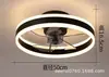 Luz de Ventilador LED para Sala de Estar Amazon Style, Control Remoto Inteligente para Dormitorio 110V Luz de Ventilador de Techo para Comedor, Luz de Ventilador en Paquete Pequeño