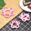 Molde Decorativo Artificial Amarillo Transparente para Bento Forma de Pera Manzana Cara Cambiante Huevo de Codorniz Molde DIY para Bolas de Arroz
