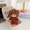 Conjunto de roupa de boneca Labubu vintage barbearia, compatível com bonecas Labubu de 1ª, 2ª e 3ª geração, roupa de substituição para o xale de Natal