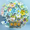 Flores de Cerâmica Jingdezhen Alta Temperatura Floral Feito à Mão Flores Artificiais Flores Eternas Decorações Presentes Criativos