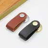 Manija de Cuero para Puerta de Gabinete y Cajón Manija de Tirador de Cuero de un Solo Agujero Manija de Cuero de Aleación de Zinc Dorada para Gabinetes de Ropa y Zapatos Manija de Mueble