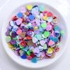 Accesorios planos de varios tamaños con perlas de amor ABS, accesorios para el cabello de color AB, ropa, bricolaje, cuentas de diamantes hechas a mano.