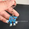 Decoración de llavero de animal de dibujos animados impresa plana 2D, colgante para mochila, colgante para coche, acrílico estilo lindo