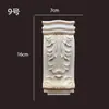 Columna Romana Estilo Europeo Madera Maciza Tallada Decoración Sencilla Estilo Europeo Cabeza de Columna Estilo Chino Viga de Soporte Soporte de Viga Almohadilla Gabinete de Chimenea Metabo