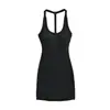 2026 Top sin tirantes con cuello halter y falda corta para mujer, corte ajustado, falda bodycon, verano con copas en el pecho, múltiples colores, espalda descubierta sexy