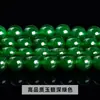 Suministro directo de fábrica grado A calcedonia verde seca cuentas sueltas calcedonia cruda dragón de hierro pulsera de cuentas redondas accesorios para joyería DIY al por mayor