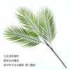 Caparazón de tortuga simulado de una sola pieza, cola escasa, hoja verde, hoja artificial única, decoración de jardín de infantes, decoración de boda, hoja de plástico
