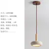 Luminária pendente minimalista italiana para quarto, ao lado da cama, vintage retrô, altura ajustável, travertino preto, adequada para hall de entrada, balcão de bar, luminária para mesa de jantar
