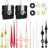 2 juegos de punteros para movimiento de reloj de cuarzo, venta caliente en Amazon, movimiento para reloj de pared DIY, puntero de metal luminoso de madera