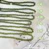Conjunto de Tres Piezas de Collar, Pulsera y Aretes de Perlas Redondas de Jade Hetian de Mina Antigua Natural - Un Regalo para Madres, Abuelas y Madres Mayores en el Día de la Madre