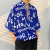 Camisa Floral Retro Vintage Estilo Hong Kong, Manga Corta Estilo Tailandés-Hawaiano, Camisa Holgada Elegante y Fresca