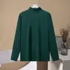 Camiseta térmica de manga longa com gola alta, dupla face, para homens, roupa masculina da moda para estudantes universitários, peça íntima de outono