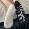 Meias de Yoga Pilates Femininas de Verão Finas de Cano Baixo com Tiras Meias Profissionais Antiderrapantes Esportes Fitness Meias para Chão Adulto